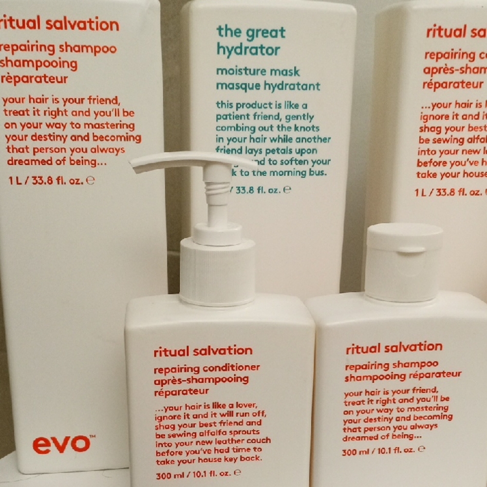 Evo Ritual Salvation Repairing Shampoo - White